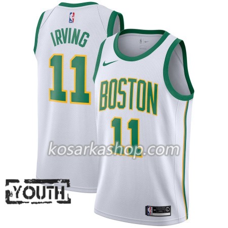 Dres Boston Celtics Kyrie Irving 11 Nike 2018-19 City Edition Bijela Swingman - Dječji